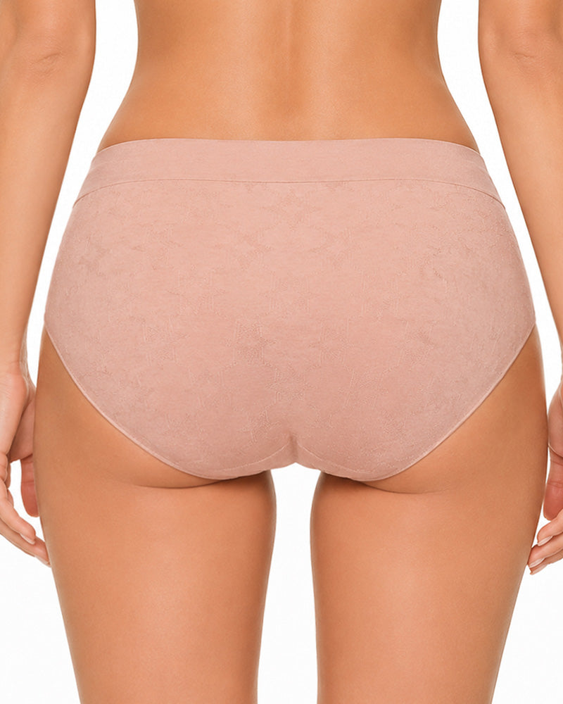 5-Pack Pure Cotton Jacquard High-Slit Stretch Briefs