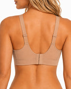 Deep V Seamless Wire Free Push Up Bra