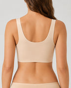Seamless Front Closure Breathable Breast Prosthesis Vest Bra