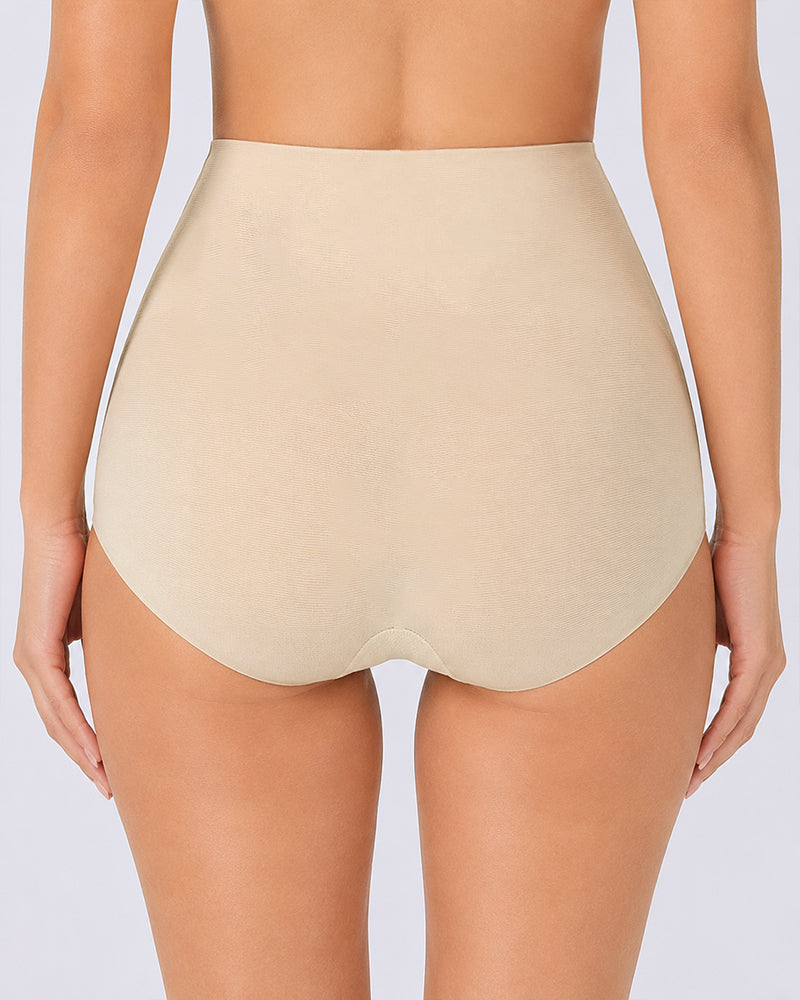 5-Pack Ultra Thin Seamless Ice Silk High Waist Tummy Control Panties