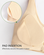 Seamless Front Closure Breathable Breast Prosthesis Vest Bra