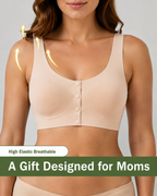 Seamless Front Closure Breathable Breast Prosthesis Vest Bra