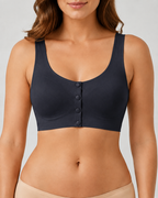 Seamless Front Closure Breathable Breast Prosthesis Vest Bra