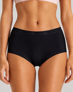 4-Pack High Waist Letter Print Seamless Breathable Panties