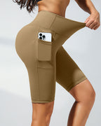 Women's Casual Sports Loose Cycling Shorts with Pockets