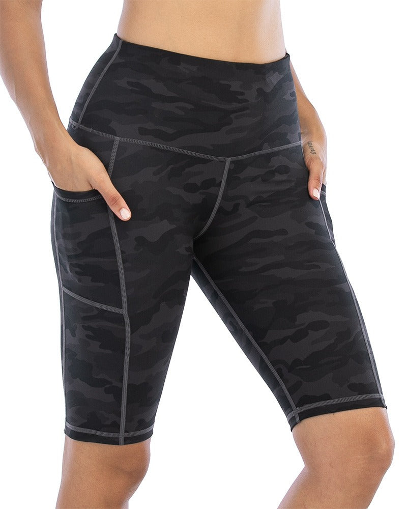 Women's Casual Sports Loose Cycling Shorts with Pockets