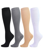 4 Pairs High-Elastic Breathable Sports Calf Compression Socks