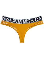 Female Letter Print Net Underwear