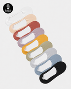 9 Pairs Comfortable Breathable Invisible Non-Slip Socks
