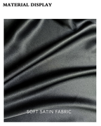 Sexy Lace Panel Satin Midi Nightdress