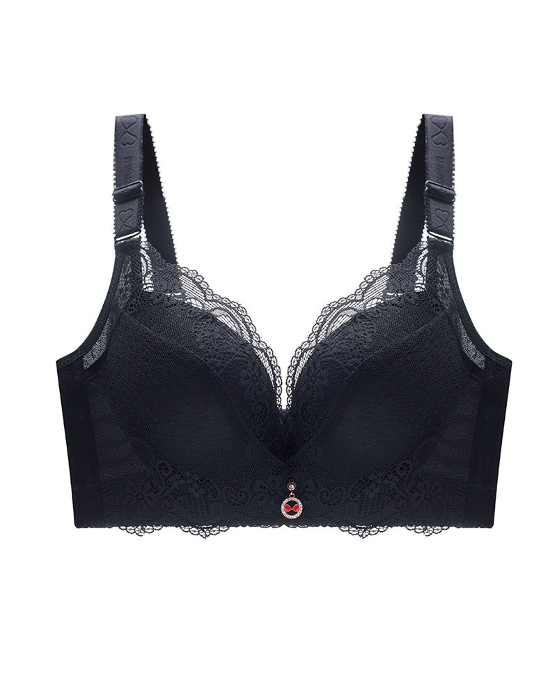 Women's Underwire Padded Push Up Lace Bras
