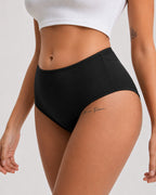 5-Pack High Waisted Criss Cross Back Seamless Briefs