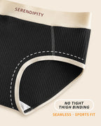 5-Pack Colorblock Ribbed Cotton Stretch Breathable Briefs