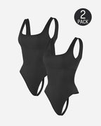 Women's Ribbed Sleeveless Bodycon Bodysuit
