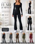 Seamless Stretch Long Sleeve Fitness Yoga One Piece Jumpsuit