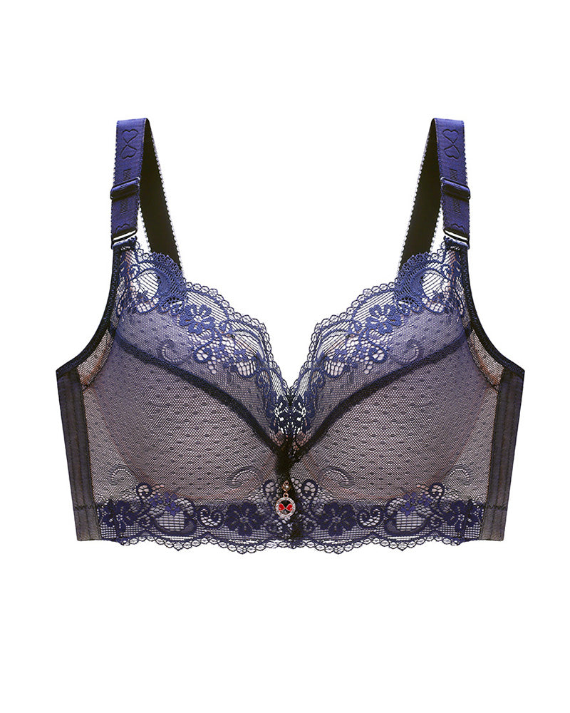 Women's Underwire Padded Push Up Lace Bras