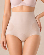 3-Pack Seamless High Waist Tummy Control Breathable Mesh Shaping Panties