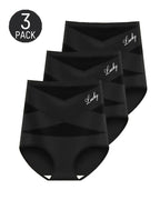 High Waist Tummy Control Breathable Mesh Cross Seamless Hip Lifting Briefs