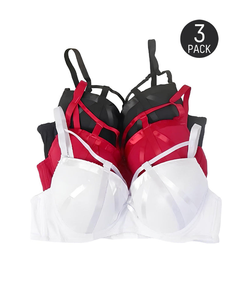 Women's Deep V Sexy Bandage Push Up Bra