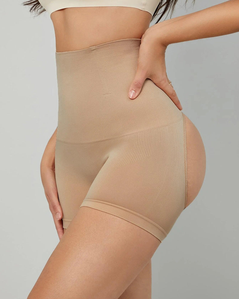 High Waist Hip-Enhancing Hip-Lifting Tummy-Tightening Seamless Large-Size Body-Shaping Pants