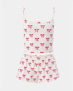 Christmas Comfortable Casual Stretch Vest Shorts Loungewear Set