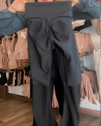 Women's High Waist Belly Shaper Elastic Bootcut Pants