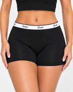 5-Pack Cotton Seamless Colorblock Letter Waistband Boxer Briefs