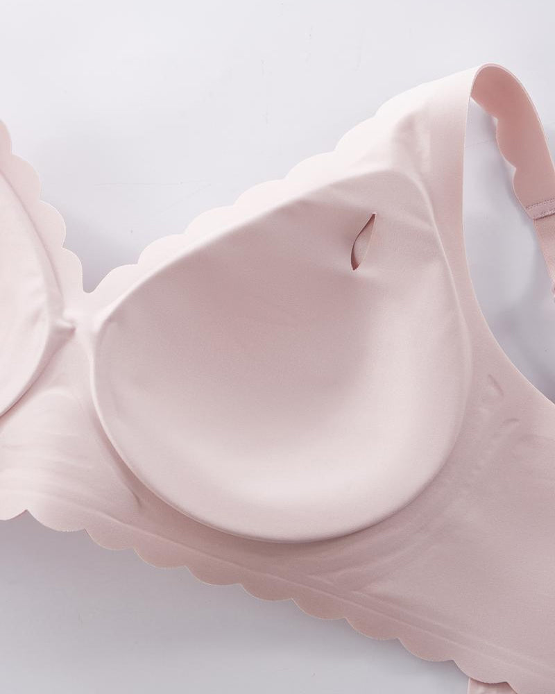 Deep V Wireless Seamless Stretchy Push-up Bra
