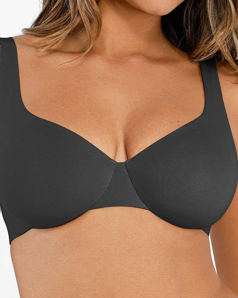 Women's Comfort Wire-Free Wire-Free Plus Size Full Coverage Seamless Everyday Bra