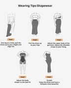 Solid Color Sleeveless Waist and Hip Lifting Long Dress With Built In Shapewear