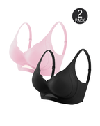 Scalloped Wireless Bras with  Mesh