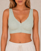 Front Closure Seamless Comfortable Wire-free Bra