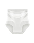 Women's High-Waisted Mesh Panel Elastic Breathable Seamless Invisible Panties