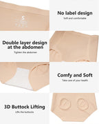 Seamless High Waist Tummy Control Breathable and Comfortable Underwear