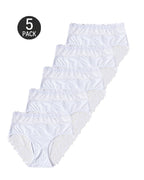 5-Pack Sexy Floral Lace High Elasticity Breathable Briefs