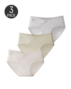 Multi-Pack Seamless Pure Cotton Low Waist V-Shaped Maternity Antibacterial Briefs