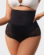 Floralshe® Lace-Trim Shaping Brief Panty