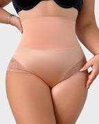 Floralshe® Lace-Trim Shaping Brief Panty