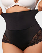 Floralshe® Lace-Trim Shaping Brief Panty