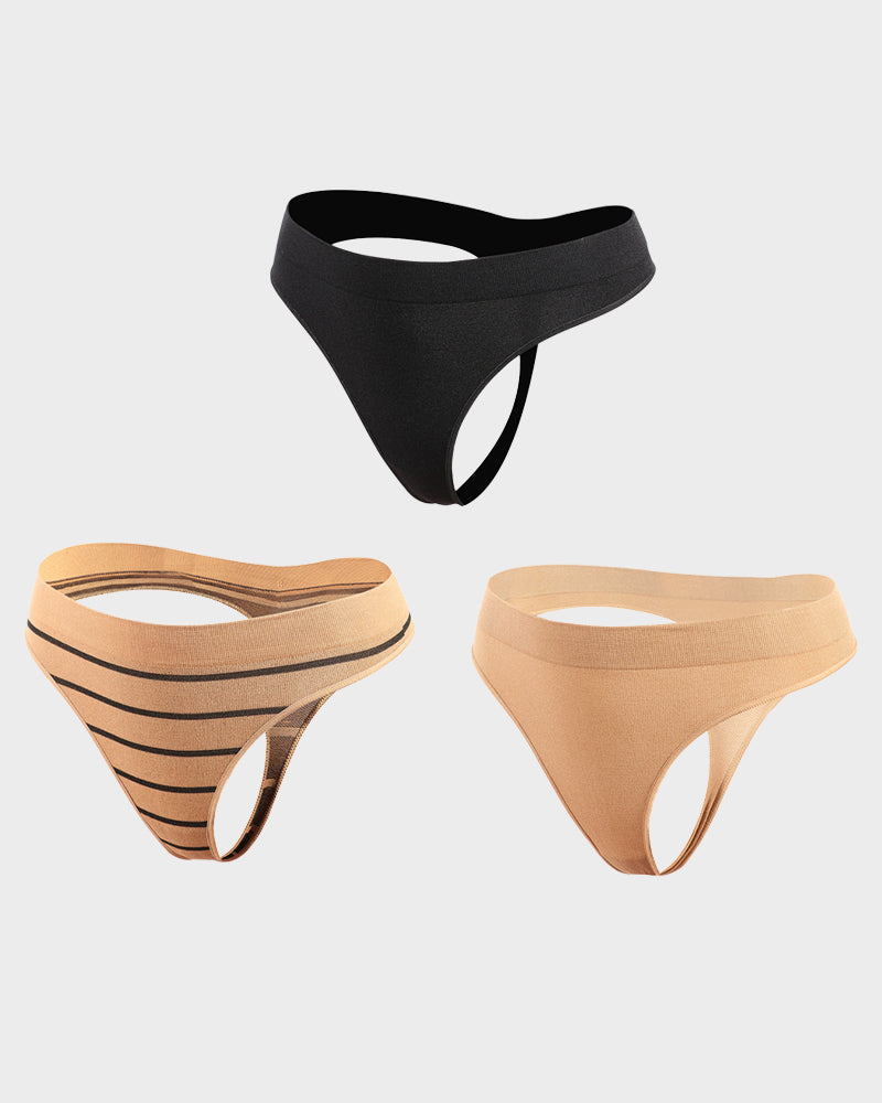 Floralshe®Comfy Low-Rise Thong Panty (3 Pack)