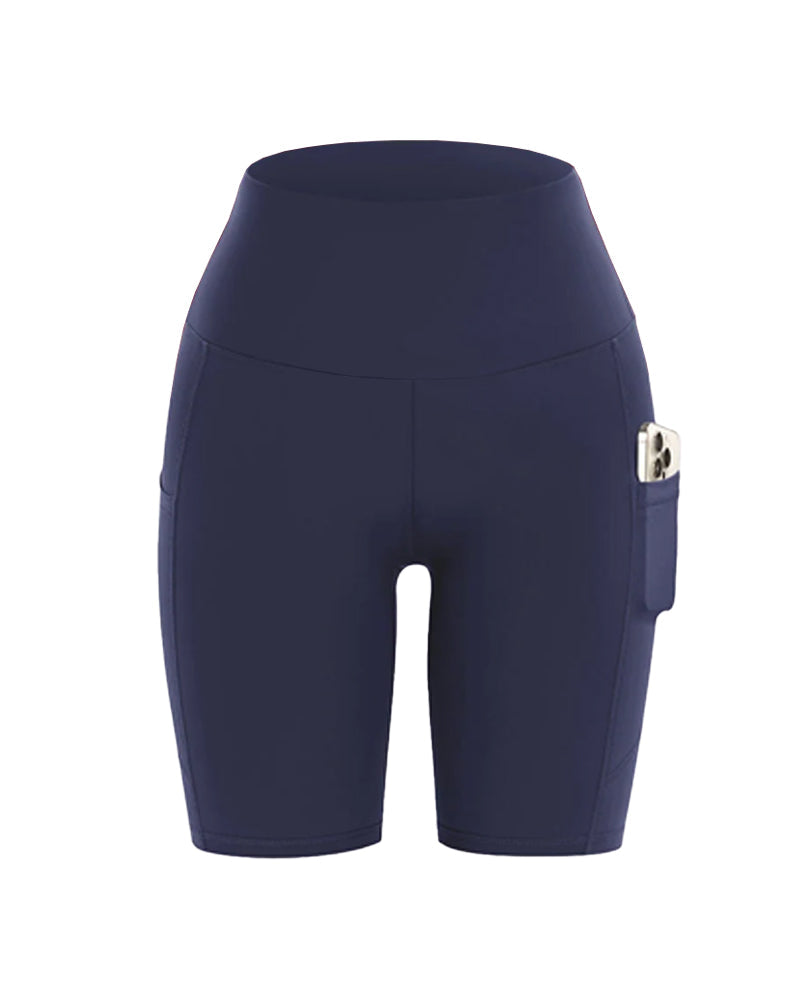 Women's Casual Sports Loose Cycling Shorts with Pockets