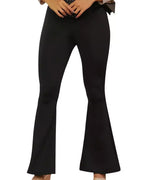 Women's High Waist Belly Shaper Elastic Bootcut Pants