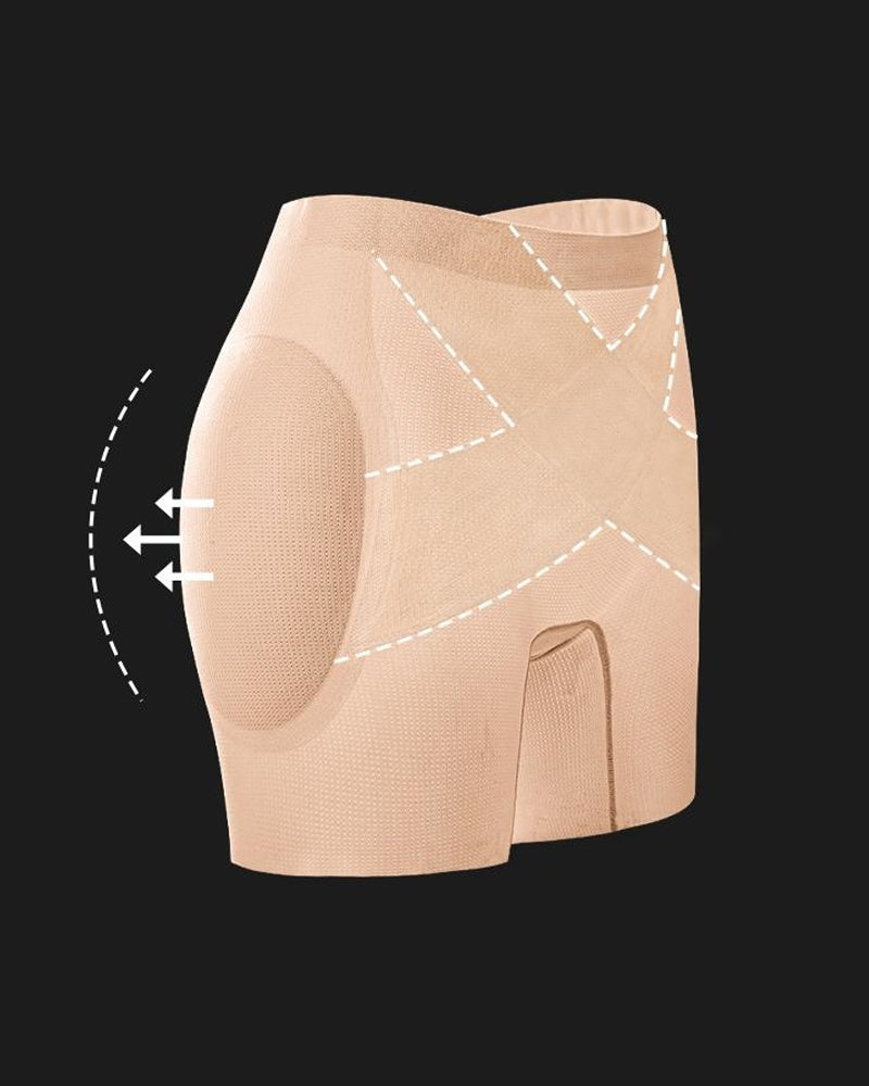 Seamless Butt-lifting Tummy Control Fuller Shapelier Derriere Shaping Shorts