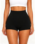 Women's Seamless Tummy Control Elastic Boxer Briefs