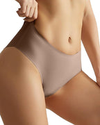 Sheer Mesh Sexy Heart-shaped Cutout Stretchy Seamless Panties