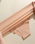 Sheer Mesh Sexy Heart-shaped Cutout Stretchy Seamless Panties