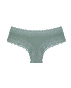 Comfortable Sexy Mid-Rise Lace-Trimmed Cotton Crotch Briefs